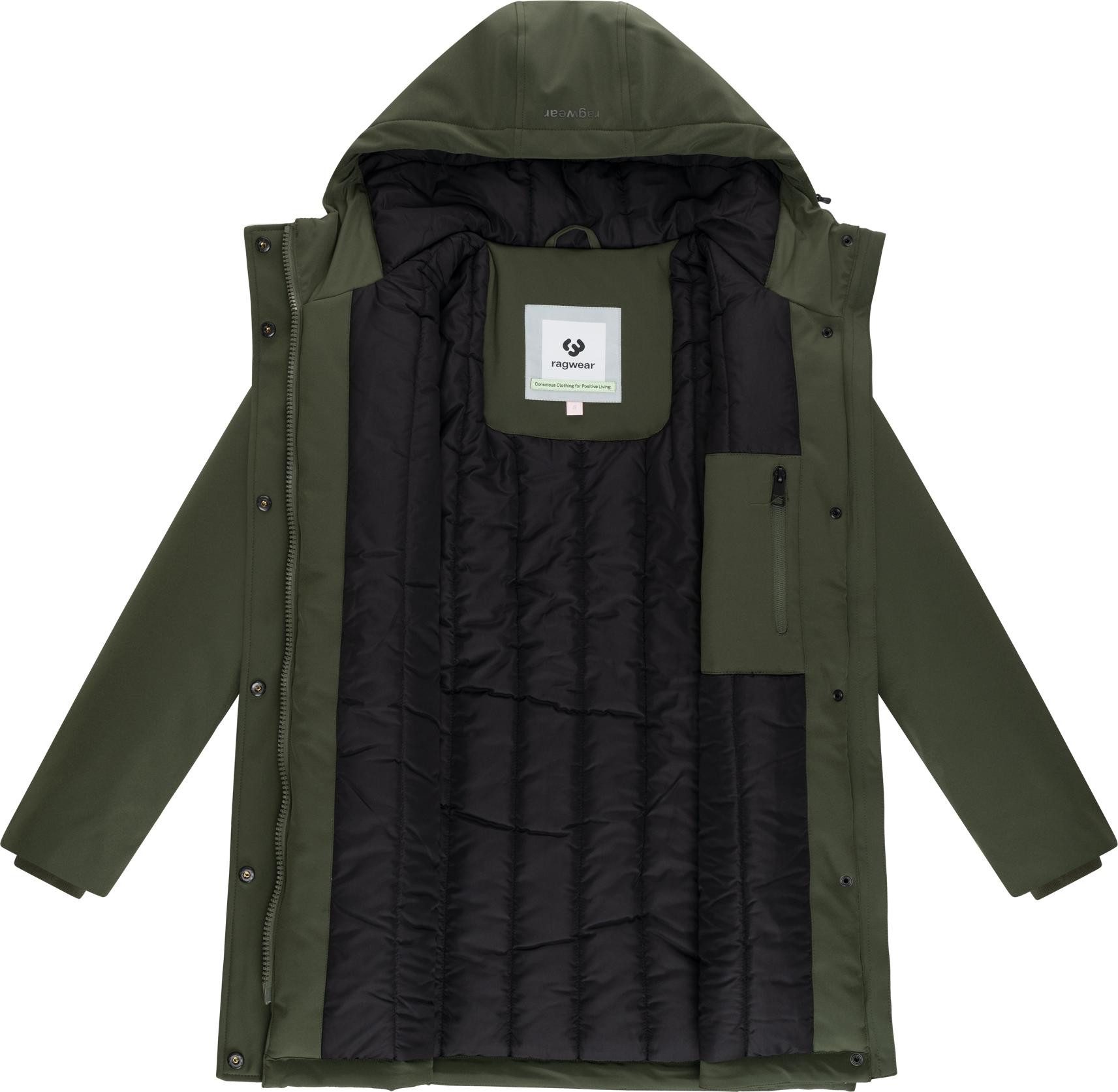 Ragwear Softshellmantel Navanuti Wasserdichter Wintermantel mit Kapuze – Bild 5 von 5