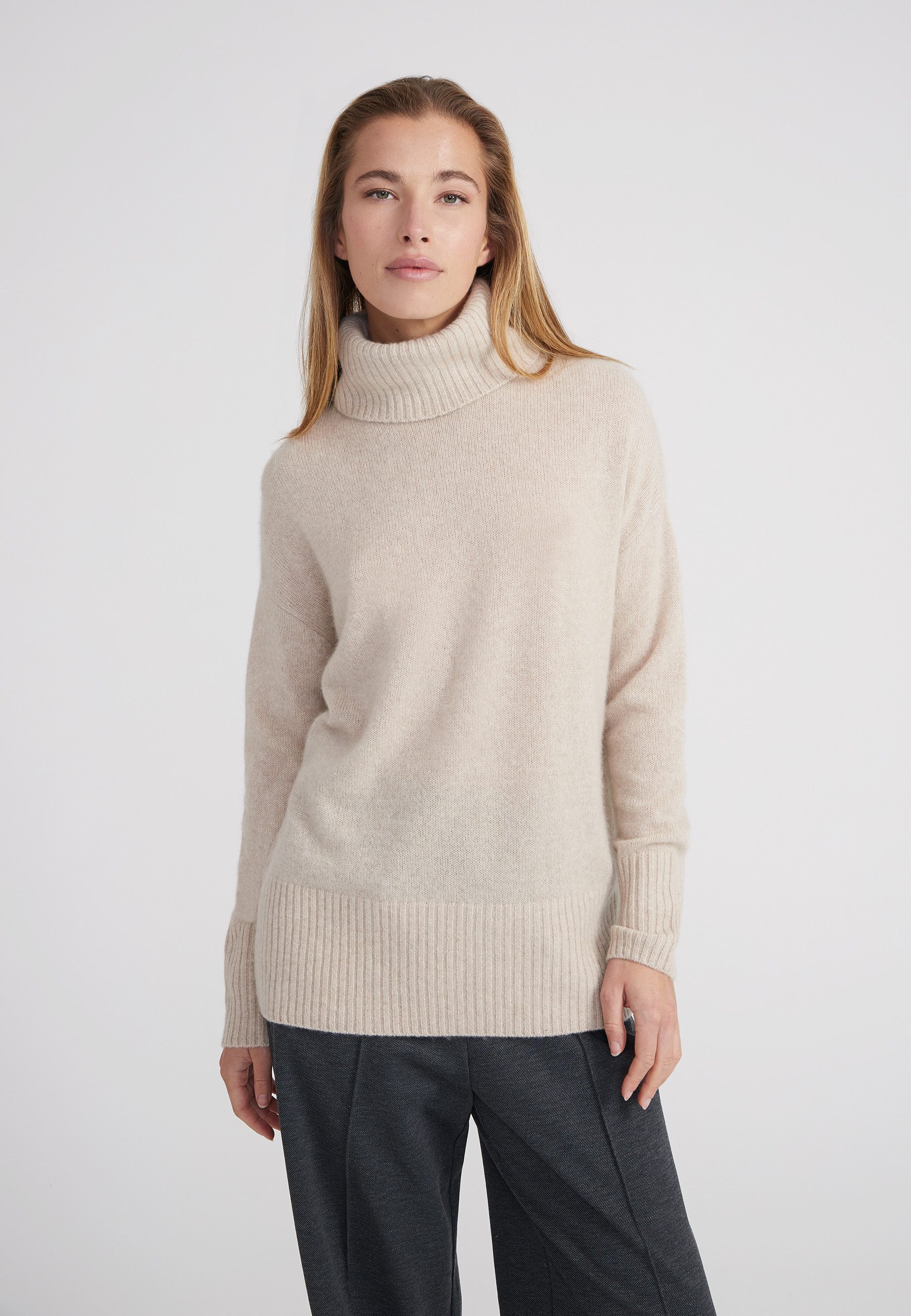 Style & Republic Kaschmirpullover Rollkragenpullover oversize günstig online kaufen
