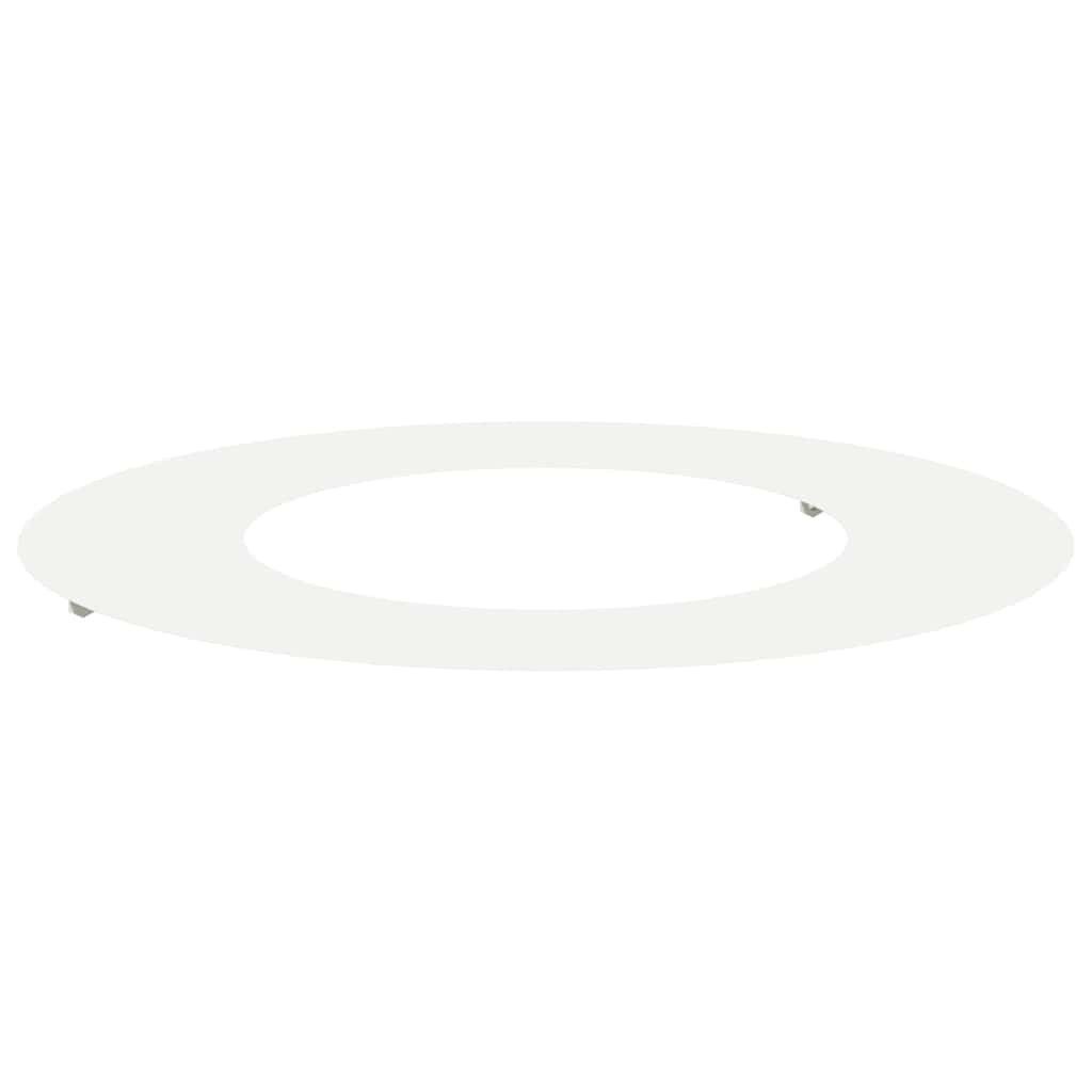 vidaXL Blumentopf Flacher Baumring Weiß Ø40 günstig online kaufen