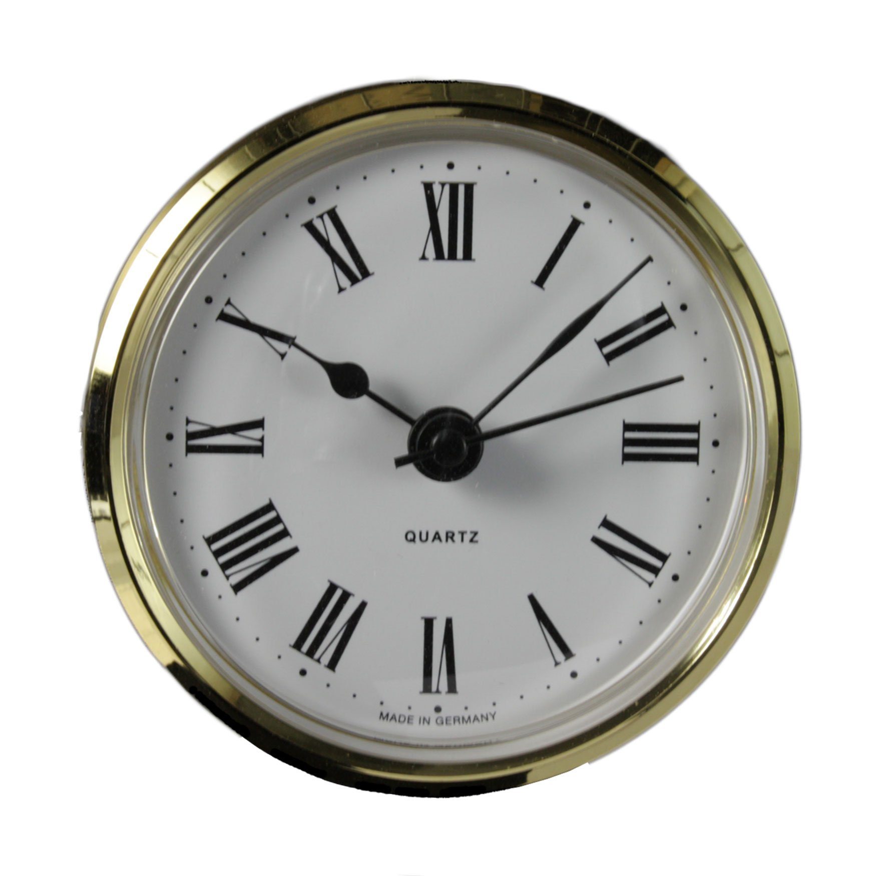 Tischuhr Einsteck-Uhrwerk Einbau-Uhr Quartz Einsteckuhr Ø 66 mm