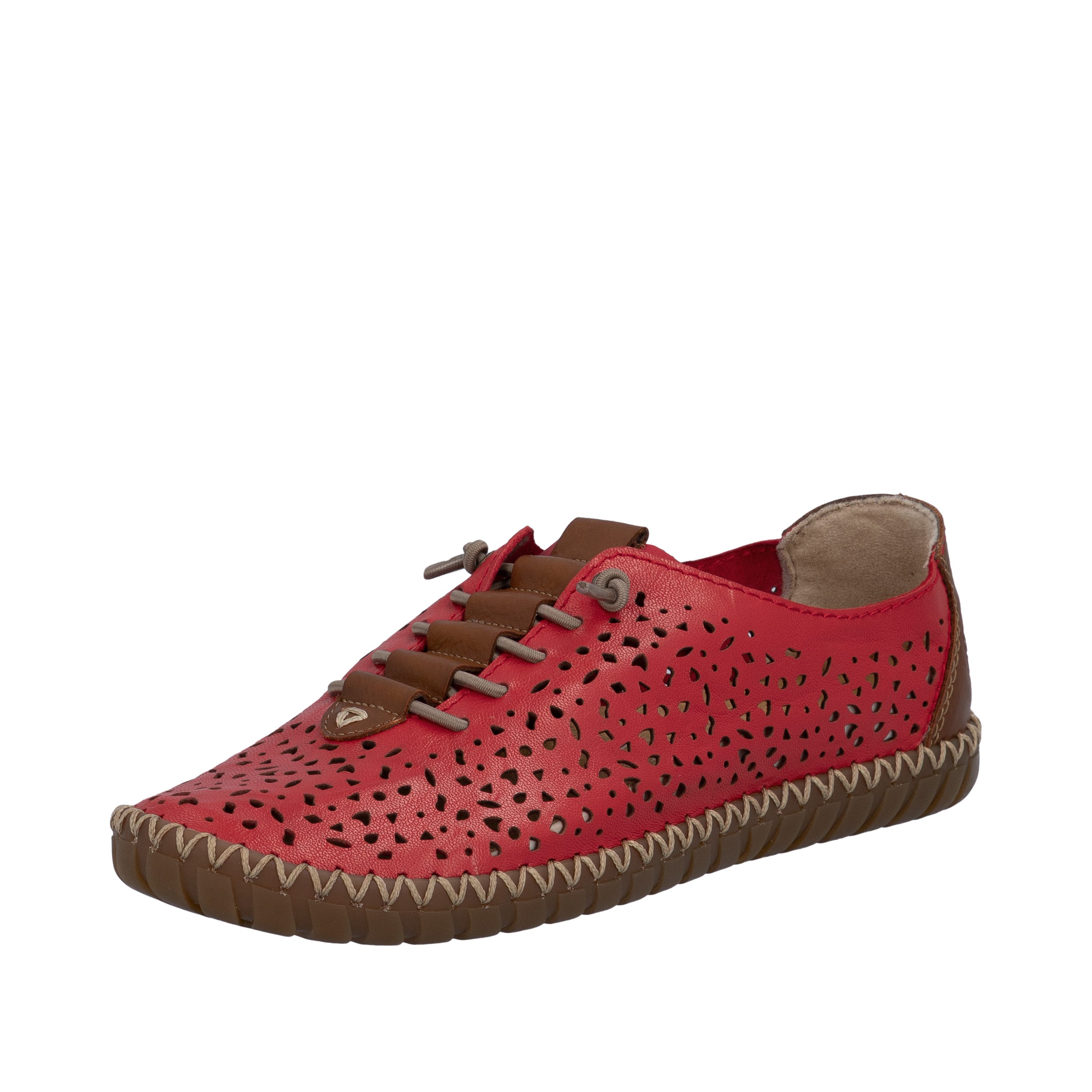 Rieker Slipper Schlupfschuh, Halbschuh, Barfußschuh mit Perforation