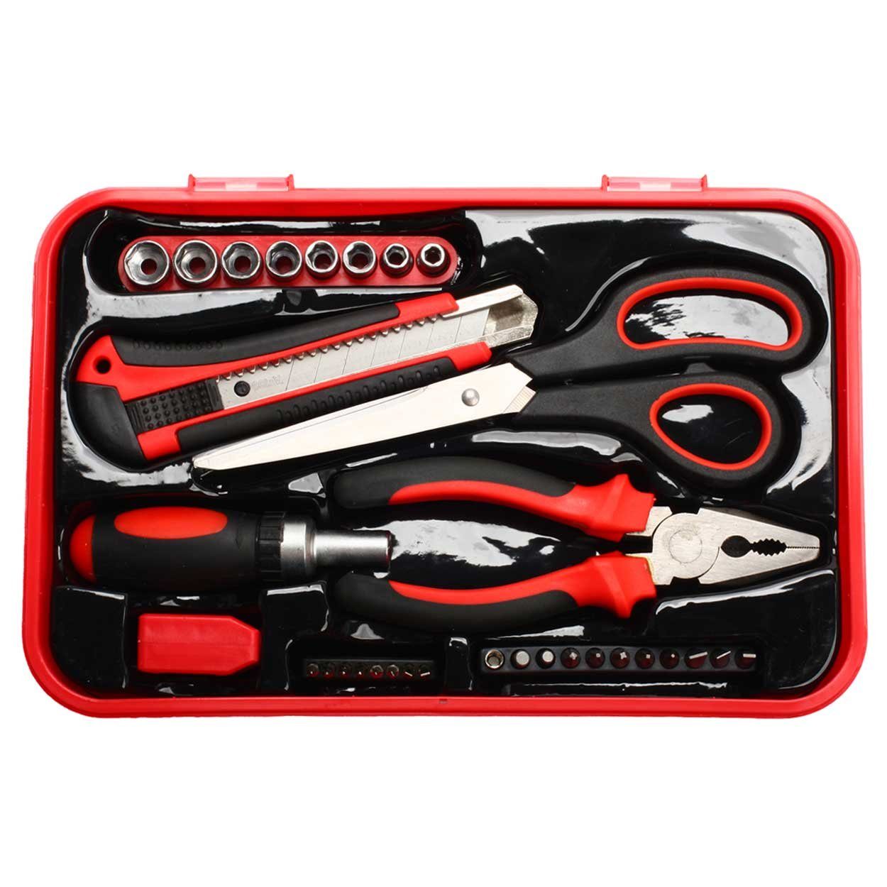 SCHMIDT security tools Werkzeugset Set 32-teilig TS-32 Werkzeugsatz Box Handwerkzeug Werkzeugkoffer