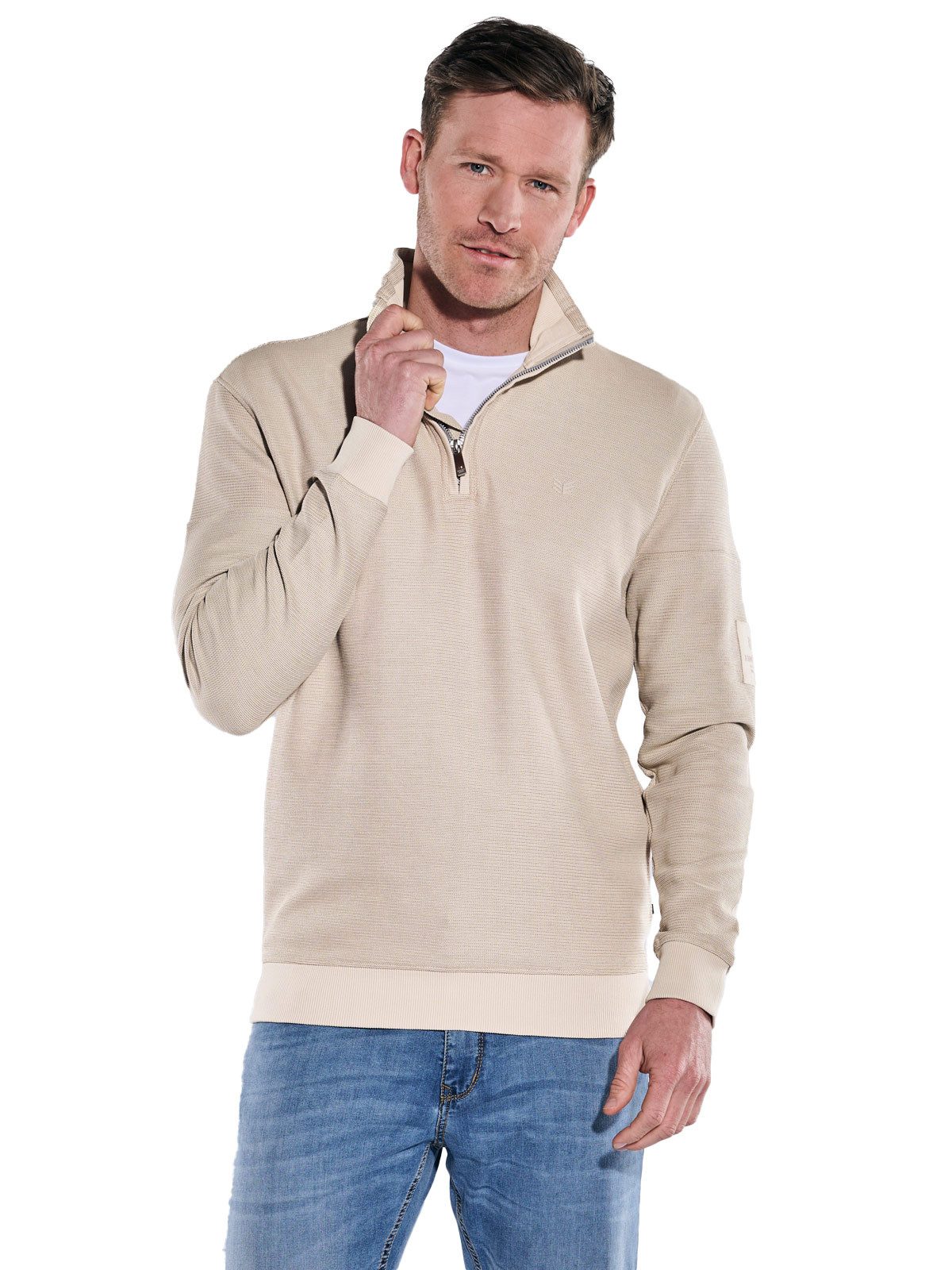ENGBERS GERMANY Sweater Sweatshirt aus edlem Jerseymaterial