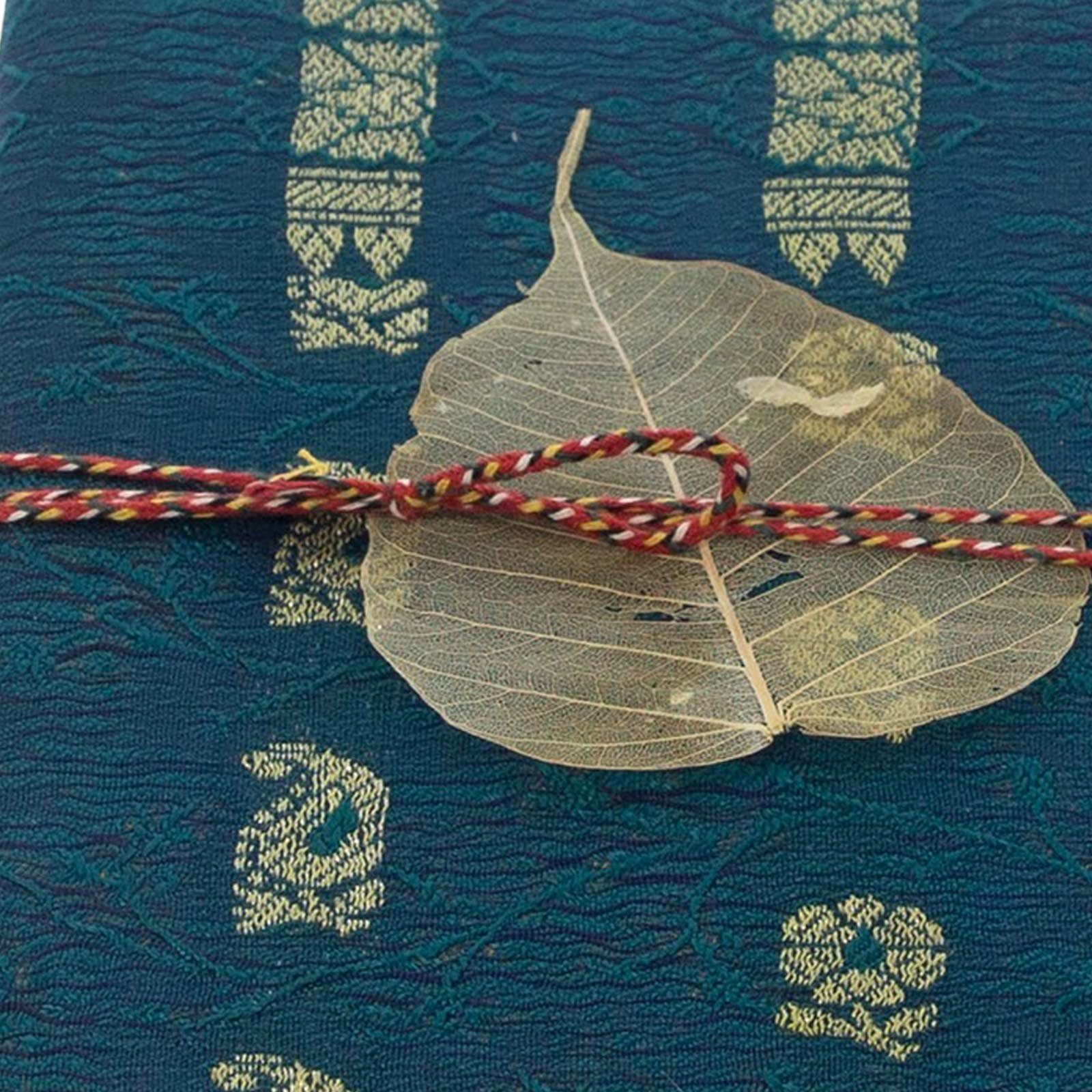 KUNST UND MAGIE Tagebuch Tagebuch Sari Indien Poesiealbum Nachhaltig Baumwollpapier-Notizbuch