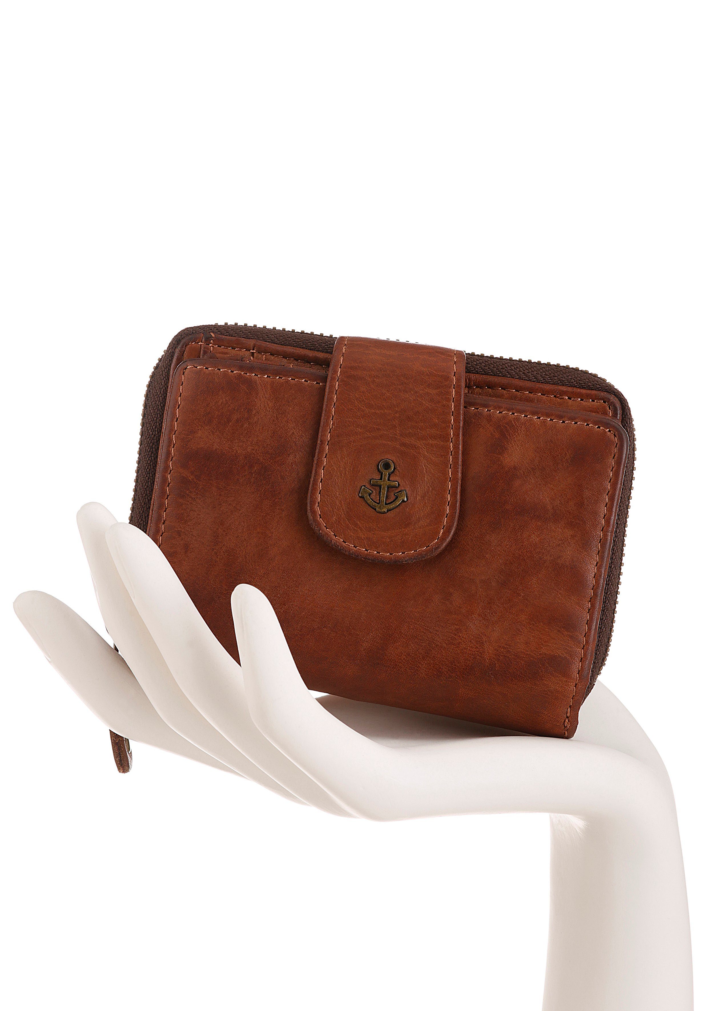 cognac mit HARBOUR Harbour 2nd RFID-Technologie Is, Second Geldbörse Wallet charming