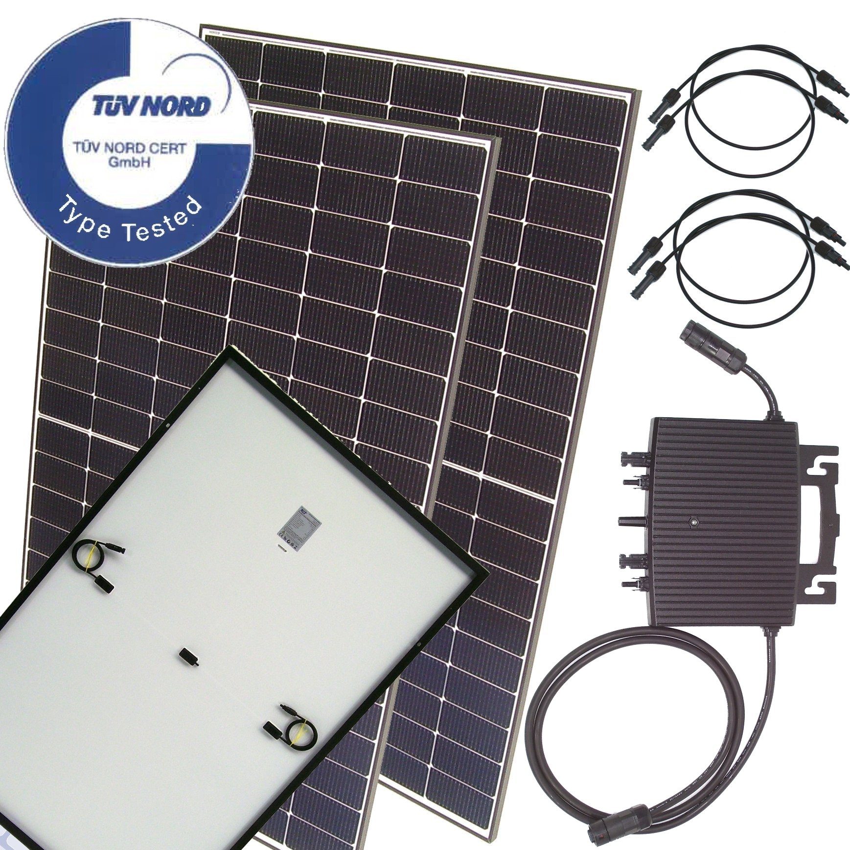 Apex Solaranlage Balkonkraftwerk 860W 800W Photovoltaik (1-St) Solaranlage