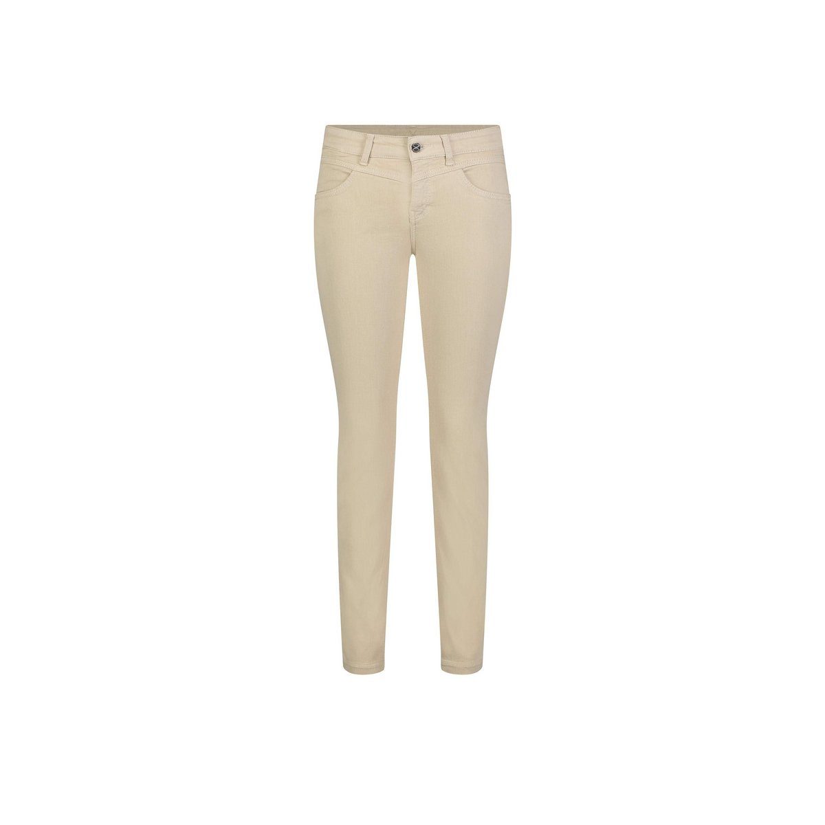 MAC 5-Pocket-Jeans beige regular (1-tlg)
