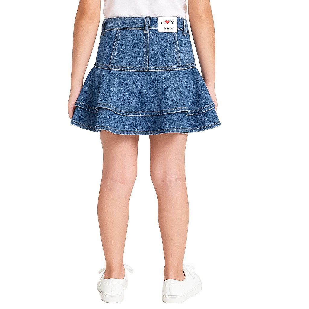 Girls Fashion Jeansrock Rock, Jeansrock, Stretch Rock R627e