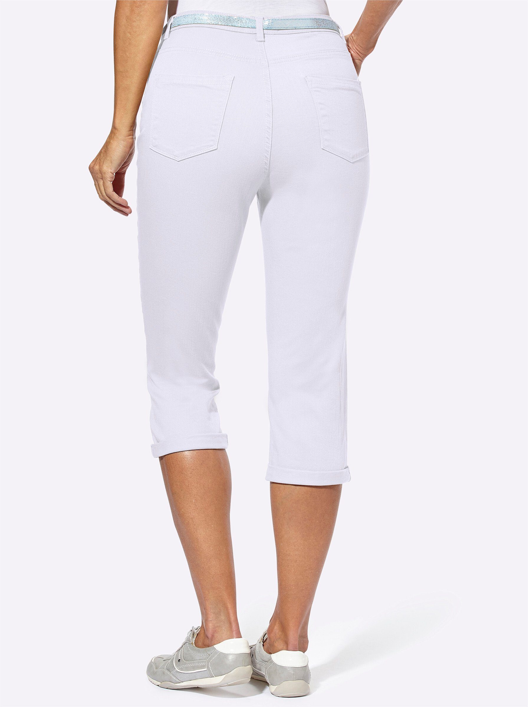 Witt Jeansshorts Capri-Jeans komfortabel