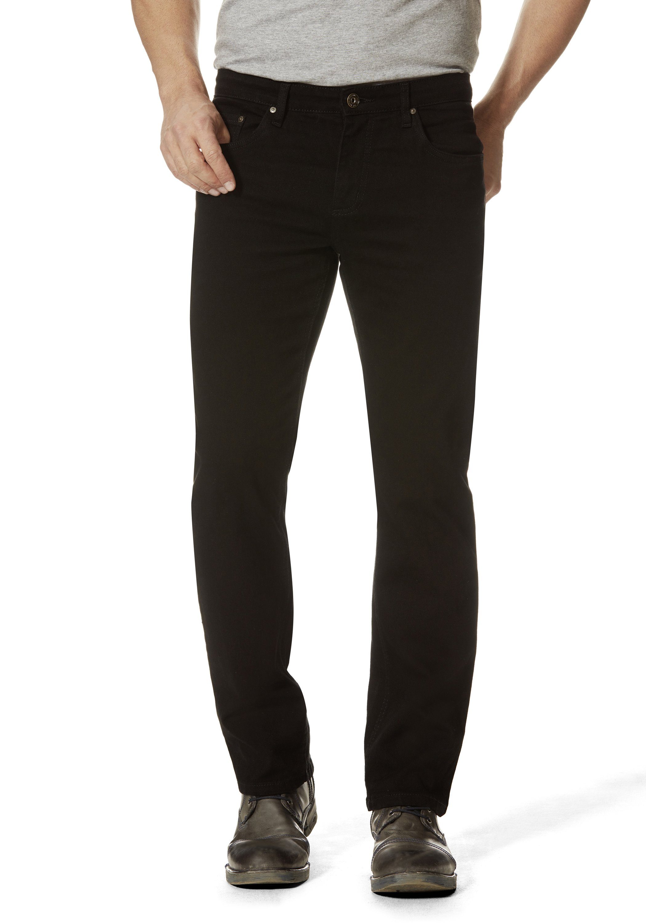 HERO by John Medoox 5-Pocket-Jeans Denver Regular Straight Stretch black