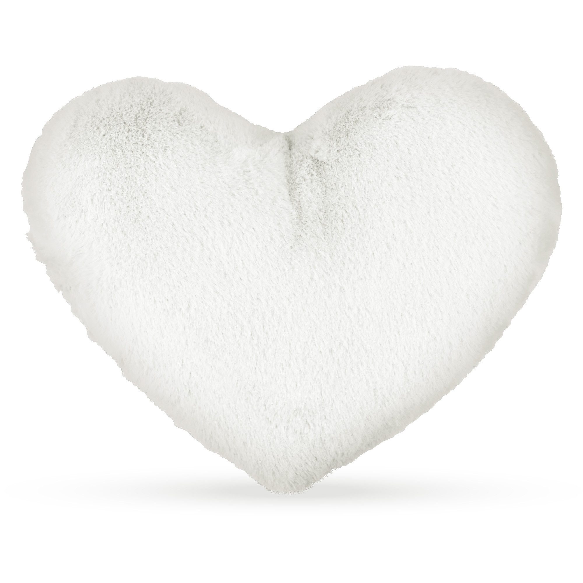 Bestlivings Dekokissen in Herzform Plüsch 30x40x12cm, Weiches Dekokissen, Sofakissen – Valentinstagsgeschenk in Herzform