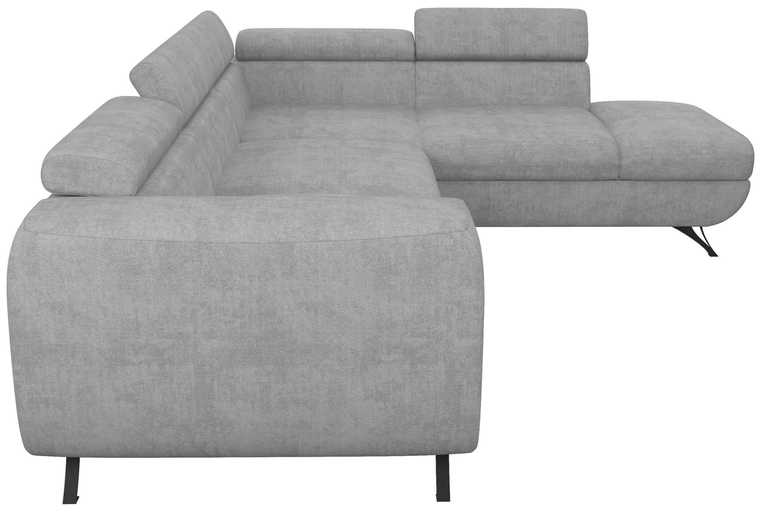 Bettfunktion Relaxfunktion mane oder mit Ecksofa bestellbar, Bettkasten, links Corina, Modern frei rechts stellbar, im Eckcouch, und L-Form, Raum Stylefy Design,