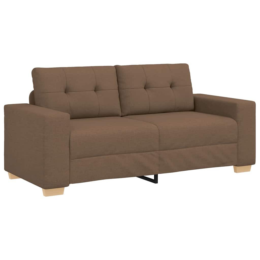 vidaXL Sofa Loveseat-Sofa Braun 140 cm günstig online kaufen