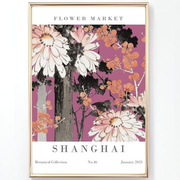 homestyle-accessoires Poster Bilderset FLOWER MARKET EXOTISCH 6er SET DIN A4 ODER DIN A3 Prints, Ohne Bilderrahmen