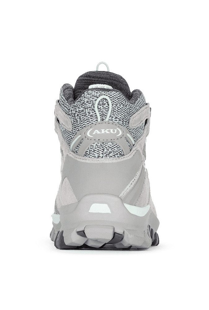 AKU Alterra Lite Mid GTX (Trekking, wasserdicht) hellgrau/jadegrün Damen Wanderschuh