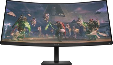 HP OMEN 34c (HSD-0159-A) Curved-Gaming-Monitor (86,4 cm/34 ", 3440 x 1440 px, WQHD, 1 ms Reaktionszeit, 165 Hz, VA LED)