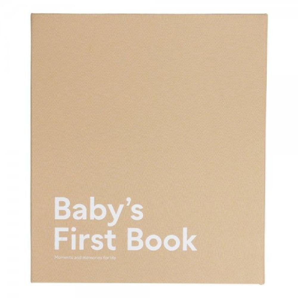 Design Letters Notizbuch Erinnerungsbuch Babys First Book Vol. 2 Beige