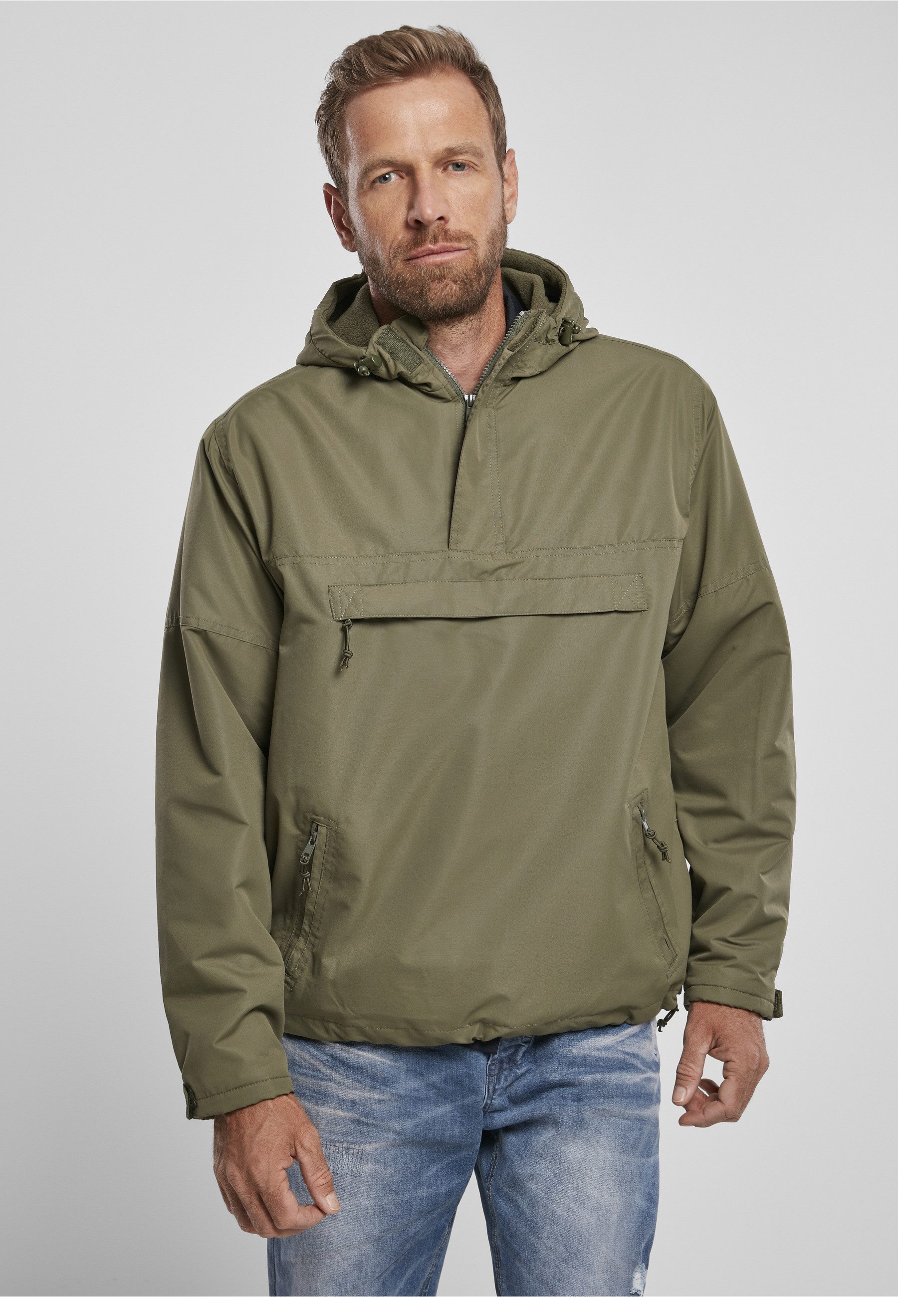 Brandit Anorak Brandit Herren Fleece Pull Over Windbreaker (1-St)