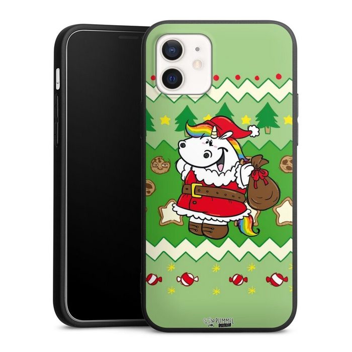 DeinDesign Handyhülle Ugly Christmas Pummeleinhorn Grün Apple iPhone 12 Silikon Hülle Premium Case Handy Schutzhülle