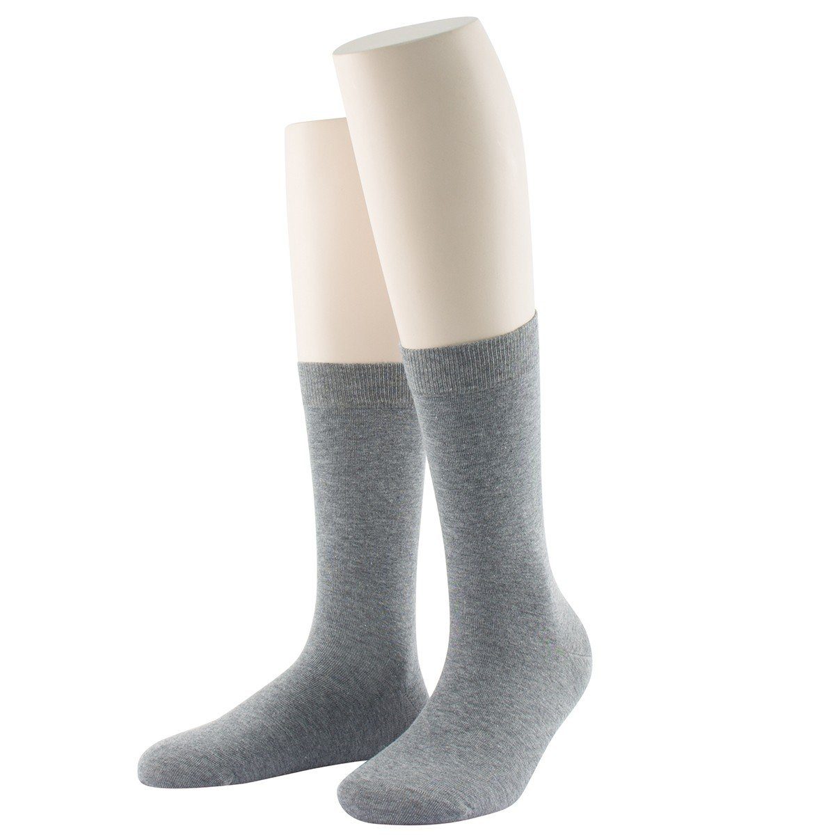 für Langsocken Wilox (2-Paar) Baumwolle Grau SCOTTISH hautfreundlicher Damen aus ARGYLE