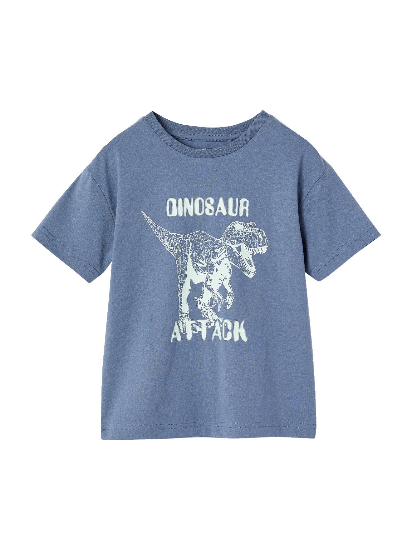 Kurzarmshirt Jungen T-Shirt mit Dino, Recycling-Baumwolle