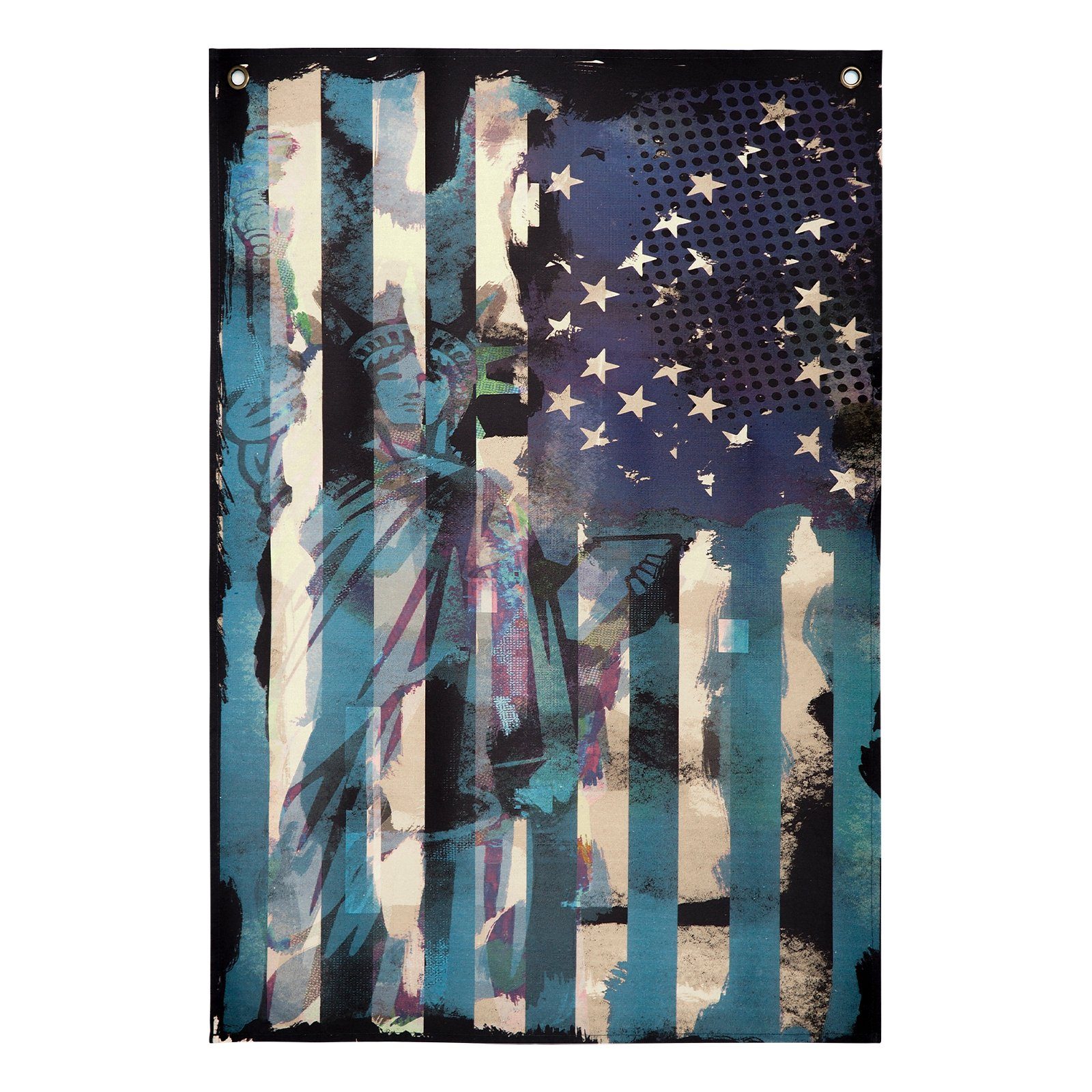 Wandbehang USA Amerika Größen, 900 Höhe: GalaxyCat, mit mit Flagge, Amerika rechteckig, Flagge Wandteppich, Wandbehang mm, Wandteppich US, vers.