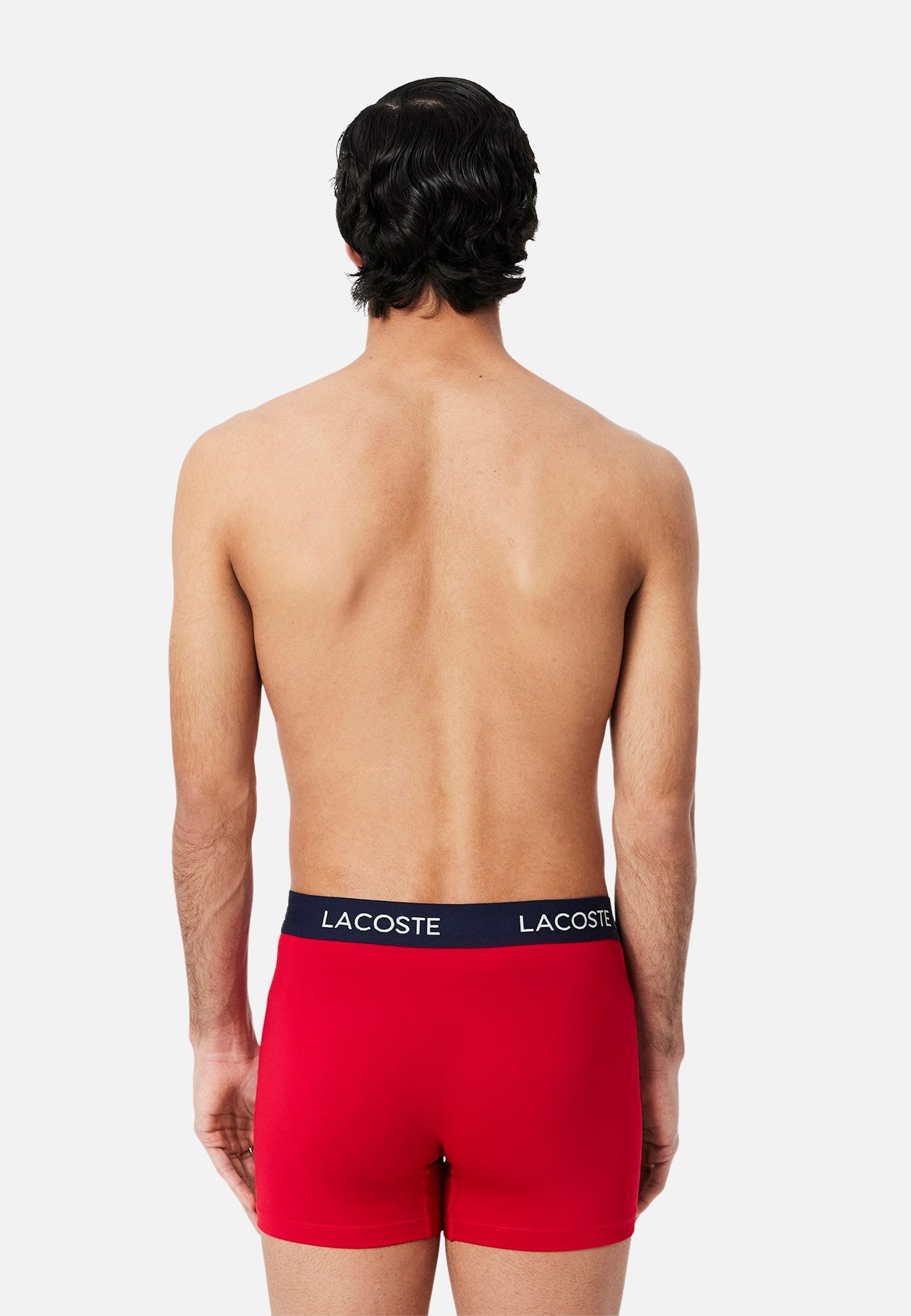 Lacoste Boxershorts Boxershorts Unterhosen 3-Pack (3-St)