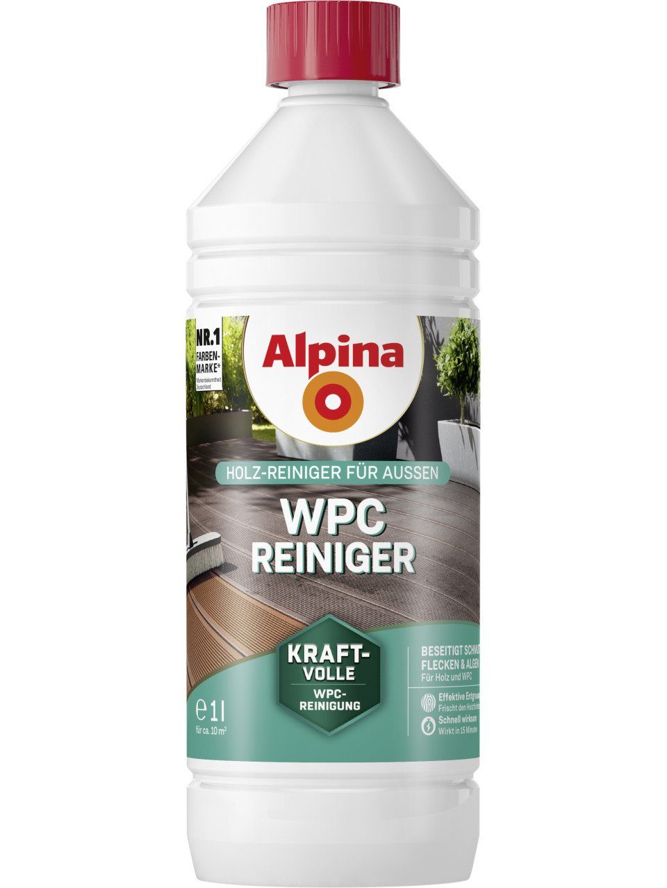 Alpina Alpina WPC-Reiniger 1 L farblos Holzpflegeöl