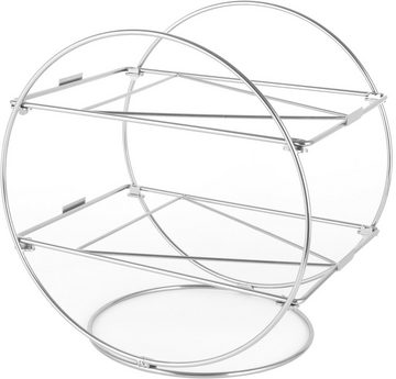 ECHTWERK Etagere dekorative Schiefer Etagere, Schiefer, für Gebäck,Obst,Käse und Dessert mit 2 Ebenen,Schieferplatten 24/ 34cm