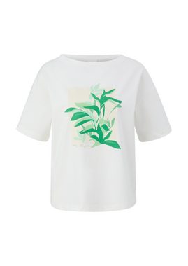 s.Oliver BLACK LABEL Kurzarmshirt T-Shirt mit Front-Print
