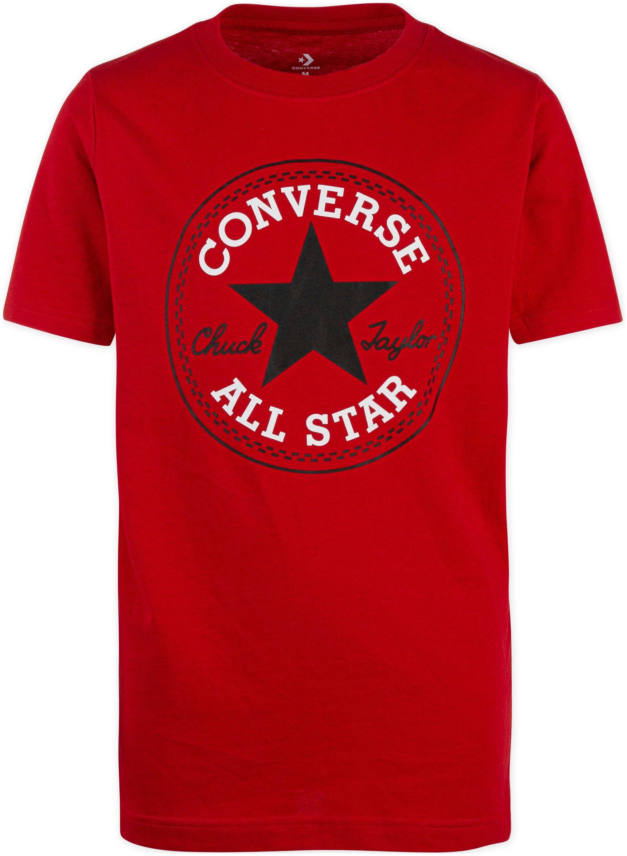 Converse Kurzarmshirt für Kinder rot | T-Shirts