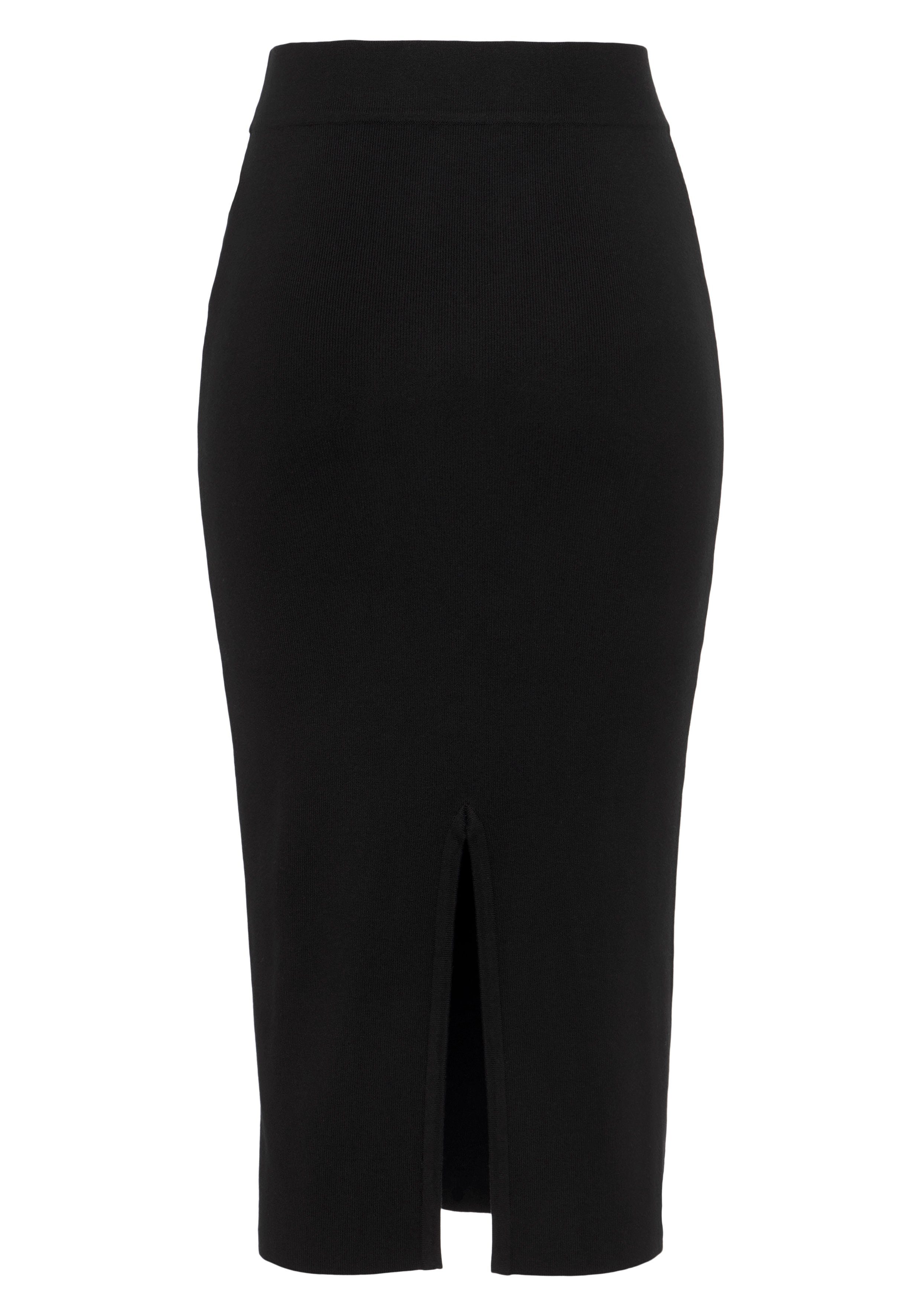 HECHTER PARIS Strickrock in gerader Form