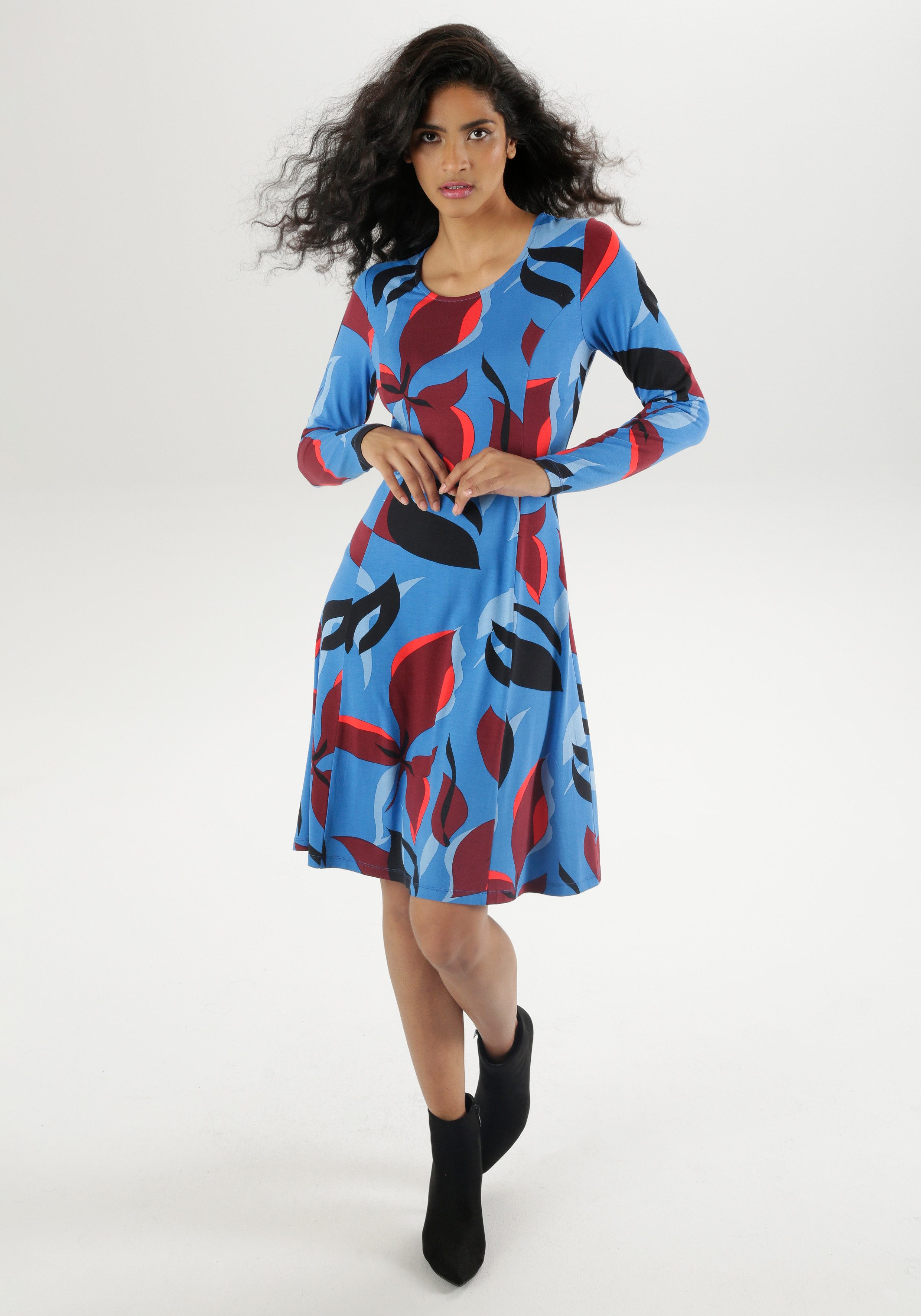 ANISTON SELECTED Jerseykleid in leichter A-Linien-Form - NEUE KOLLEKTION mehr