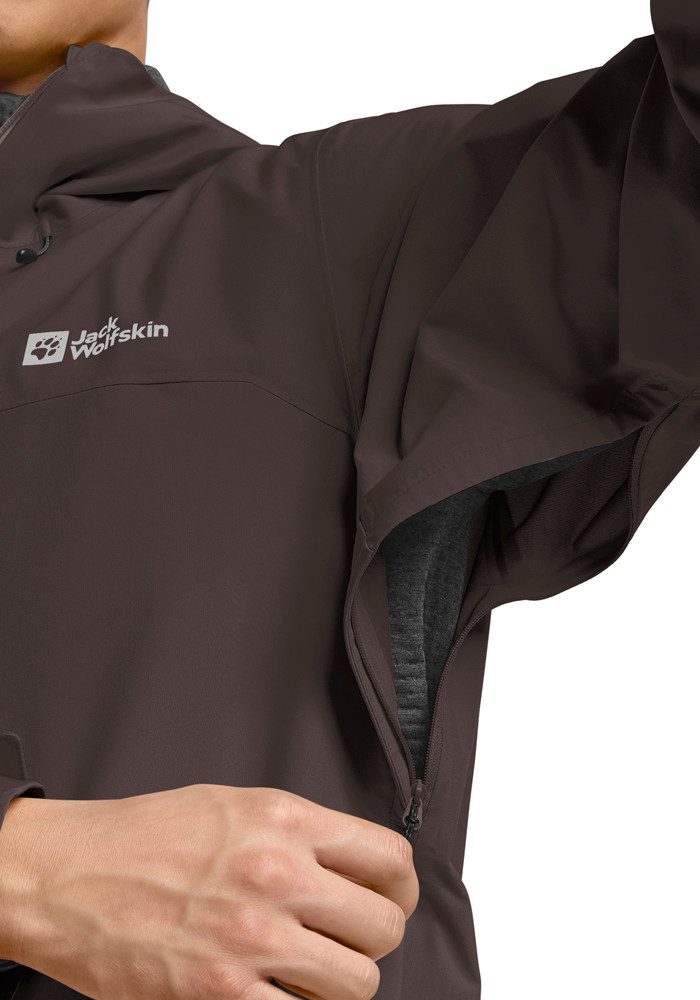 Jack Wolfskin Funktionsjacke HIGHEST PEAK 3L JKT M mit Kapuze, atmungsaktiv, wasserdicht, winddicht – Bild 5 von 5