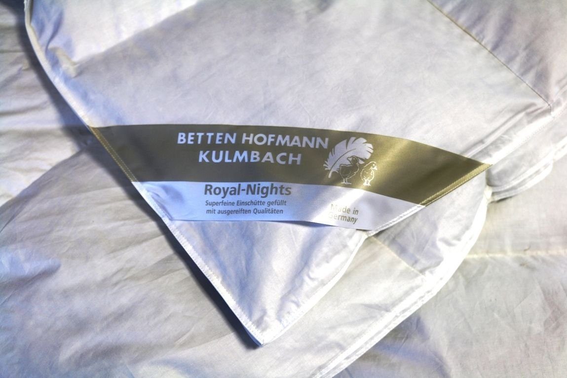 Bella-Night Hofmann, 100% Daunen) (100% 950 silberweiße Daunendecke neue, Ganzjahres 1 Füllung: Daunenbett 4-Jahreszeitenbett, canadische 155x220 Gramm Klasse neue Betten 5x7, Landdaunen,