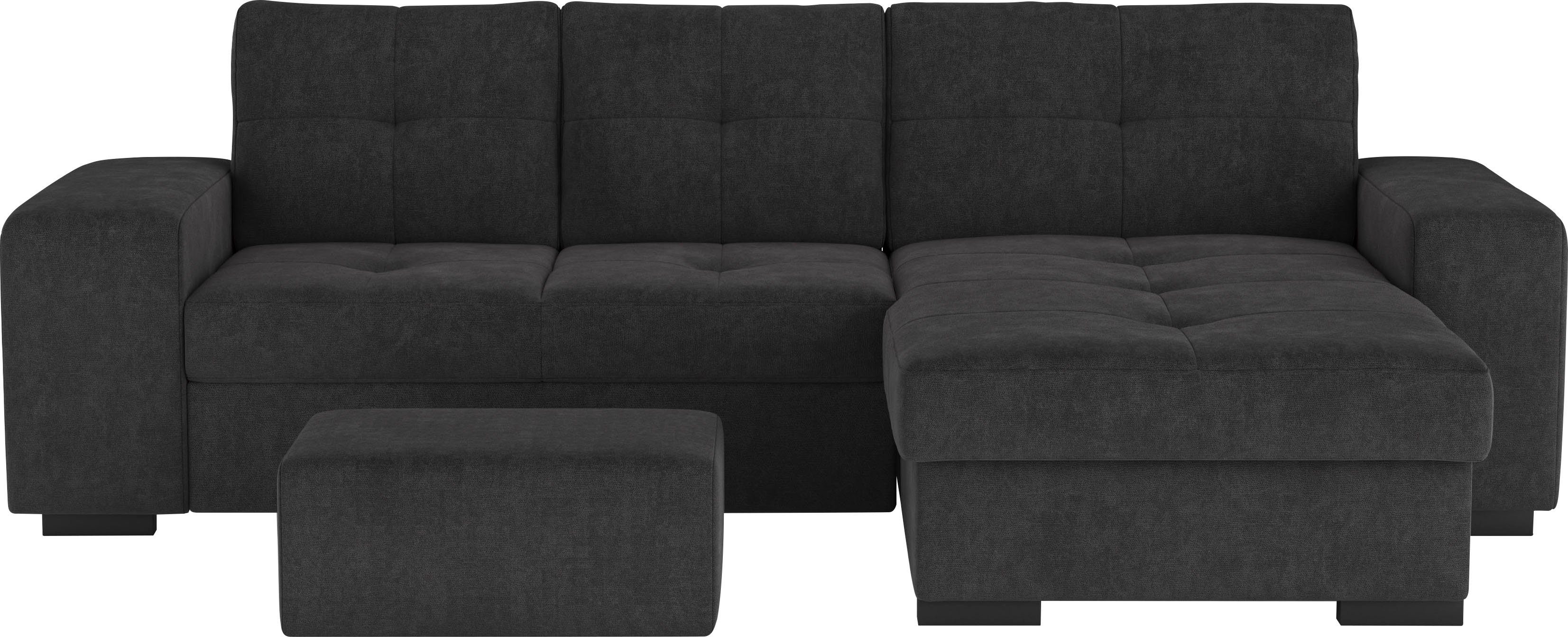 COTTA Ecksofa Mattina L-Form, mit Hocker, günstig online kaufen