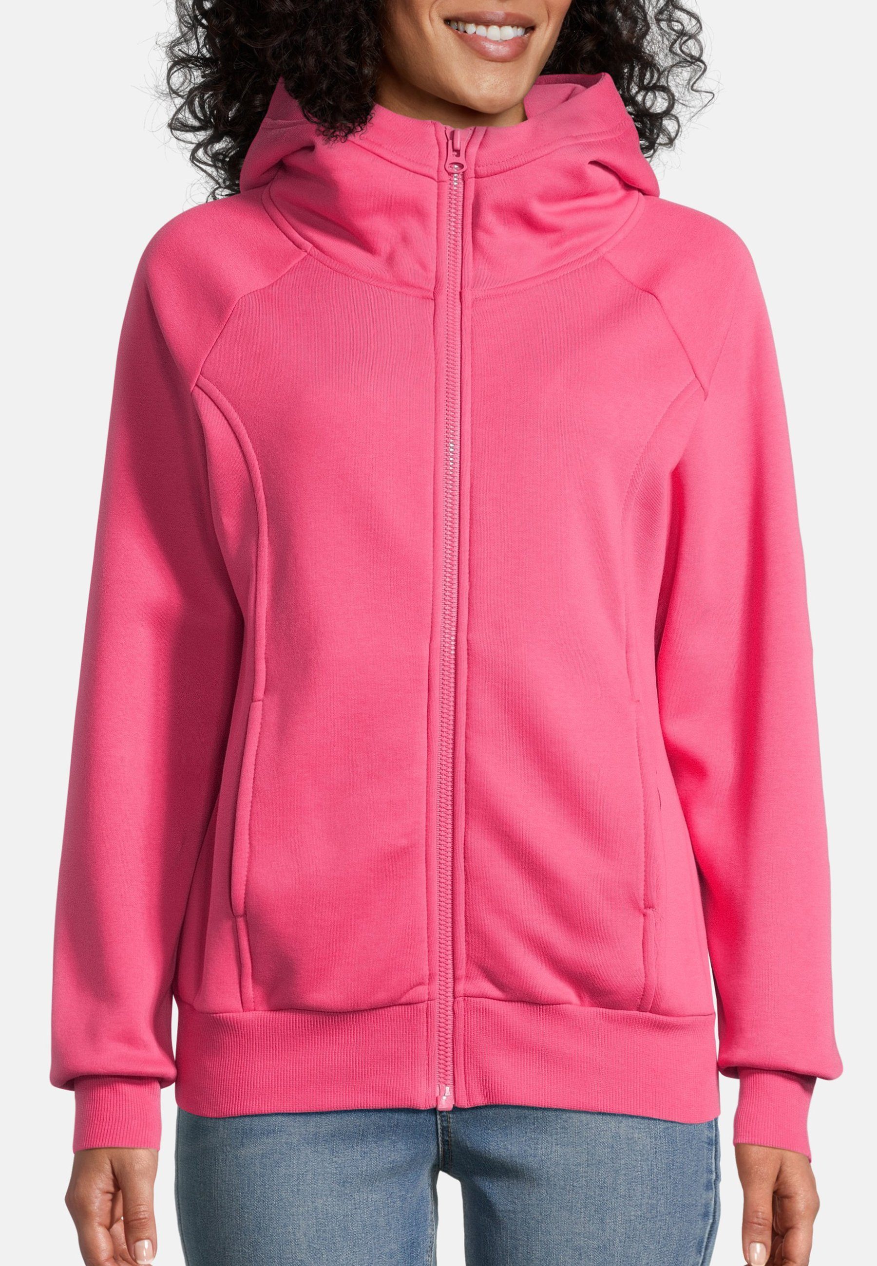 salzhaut Sweatjacke Nelkensöker Damen Leicht tailliert weiche, bequeme Sweatjacke, Hoodiejacke, Indoorjacke zum Verlieben!
