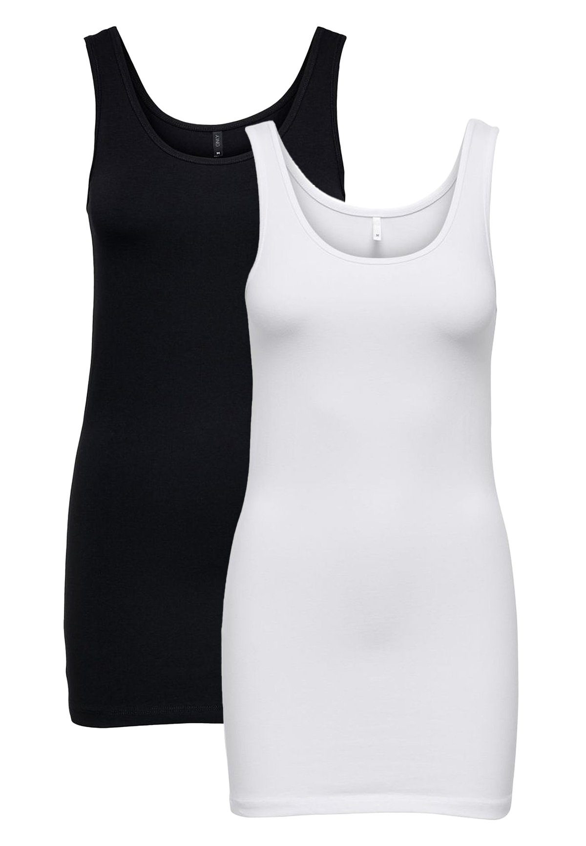 ONLY Shirttop (2-tlg) ONLLIVE LOVE S/L LONG TANK TOP NOOS günstig online kaufen