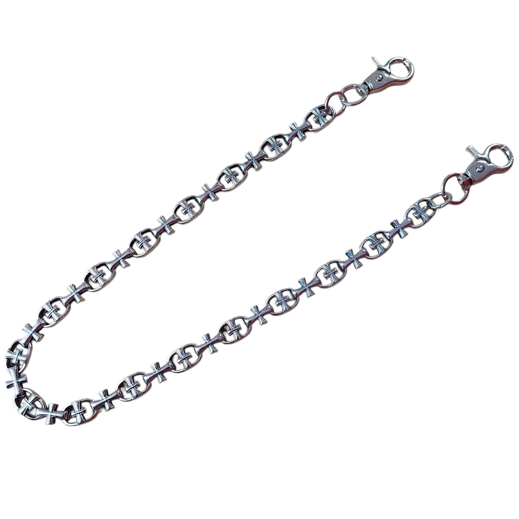 Ware aus aller Welt Hosenkette Einreihig mit Kreuze und Karabiner – Geldbör günstig online kaufen