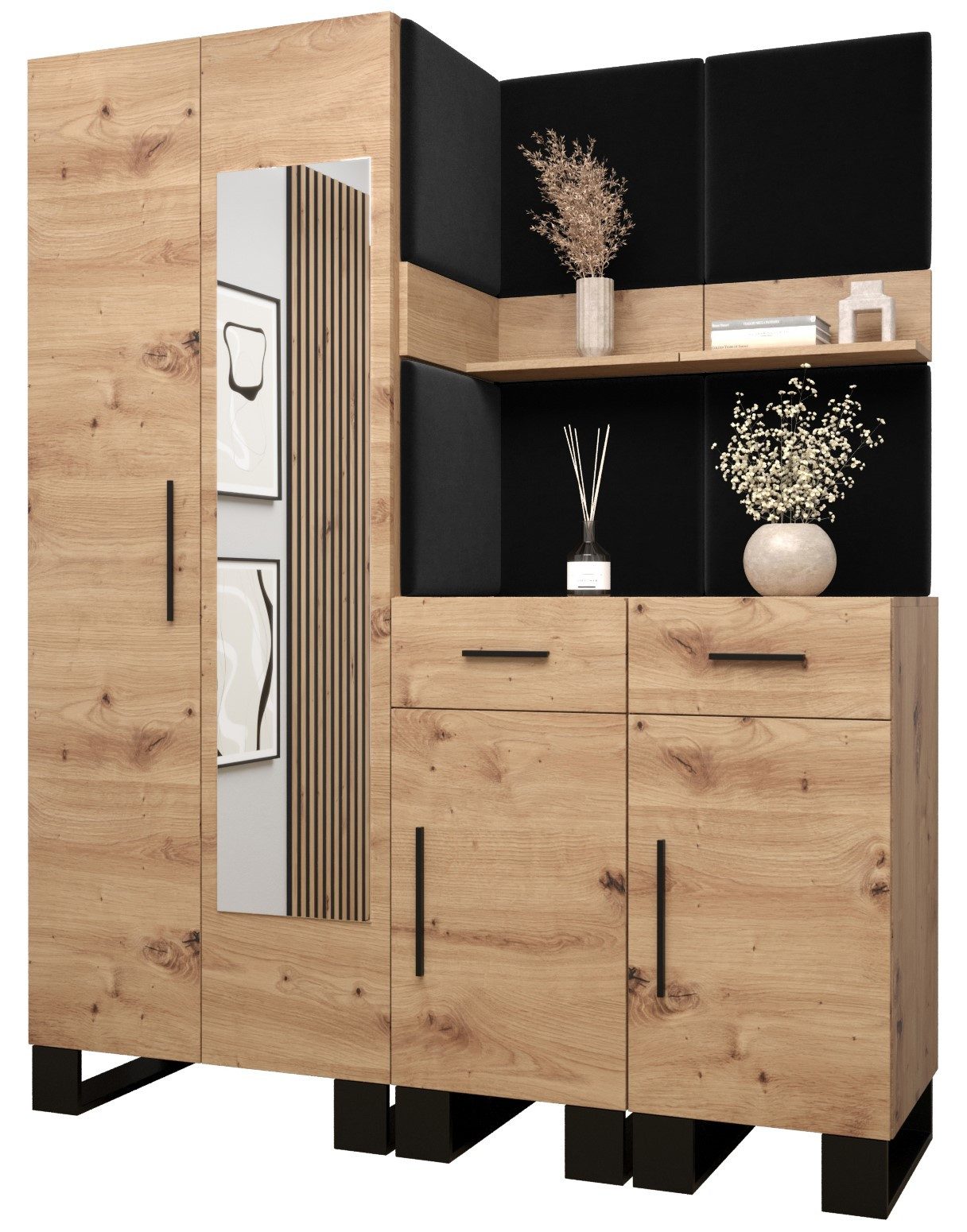 ABIKS MÖBEL Garderoben-Set ARTIN Set 15 günstig online kaufen