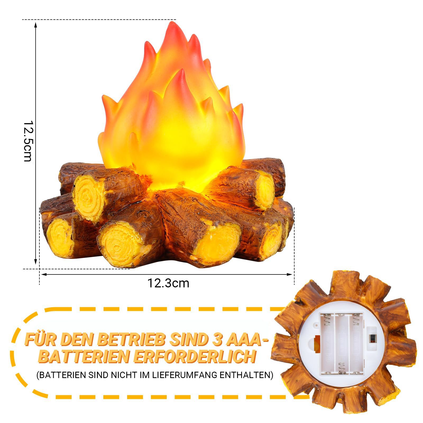 Jibenhome LED Nachtlicht LED Dekolicht Flammenlampe,LED Flammen Nachtlichte günstig online kaufen