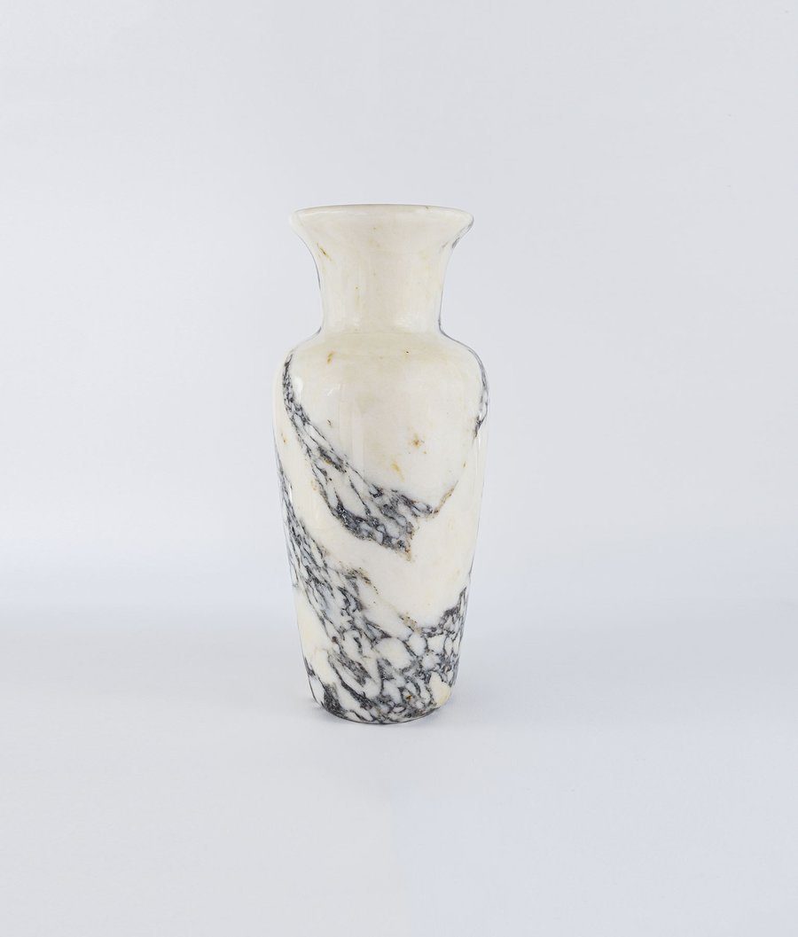 D'arte Stone Dekovase Vase aus VLORA Marmor hochwertigem