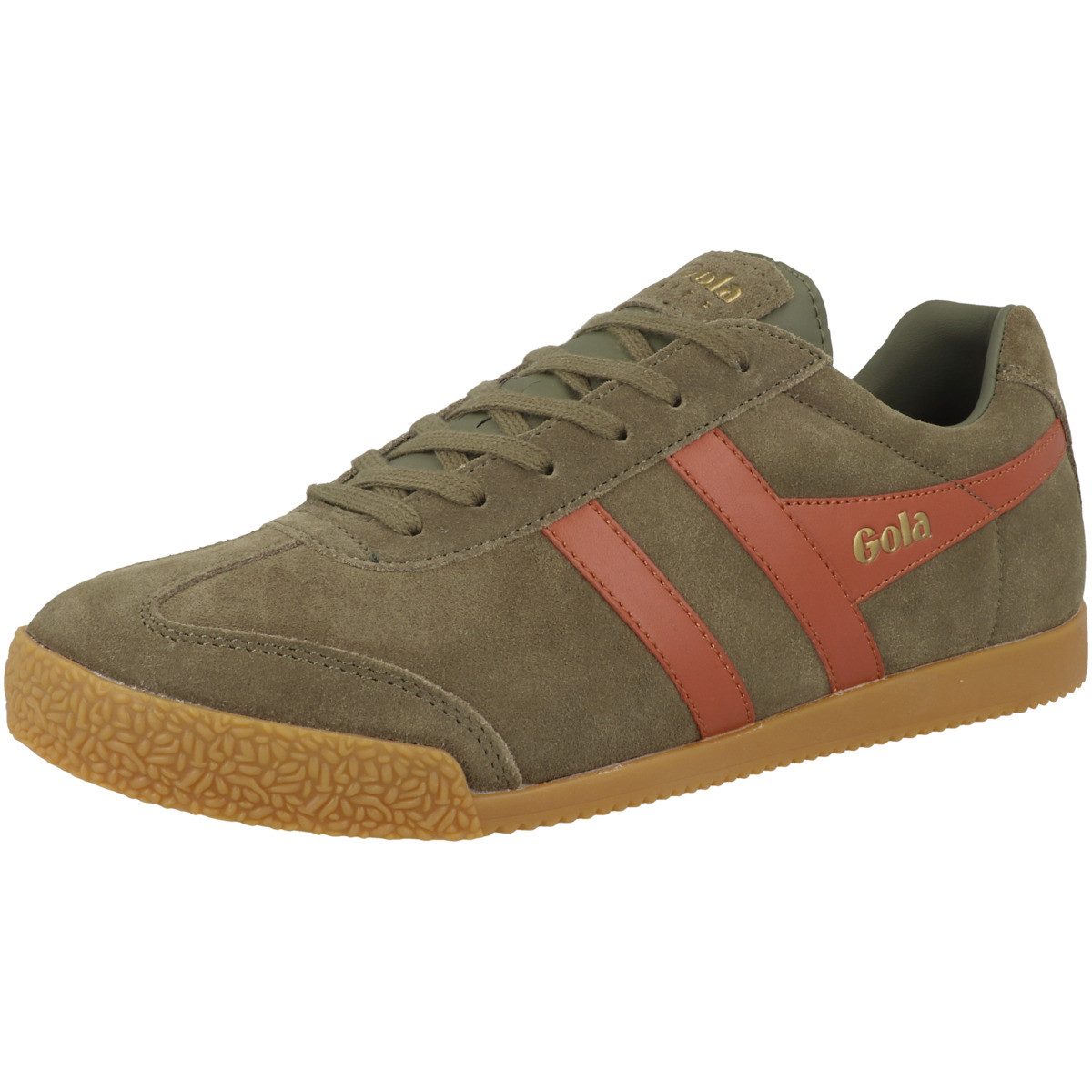 Gola Harrier Suede Herren Sneaker Turnschuhe, Sportschuhe, Freizeitschuhe, Halbschuhe, Schnürschuhe