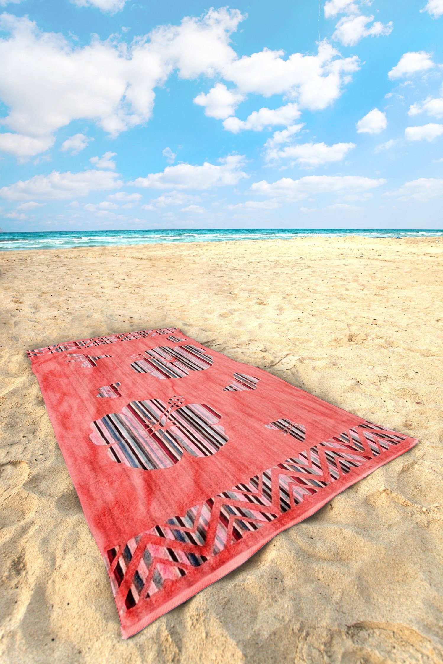 jilda-tex Strandtuch Strandtuch 90x165 cm Badetuch günstig online kaufen