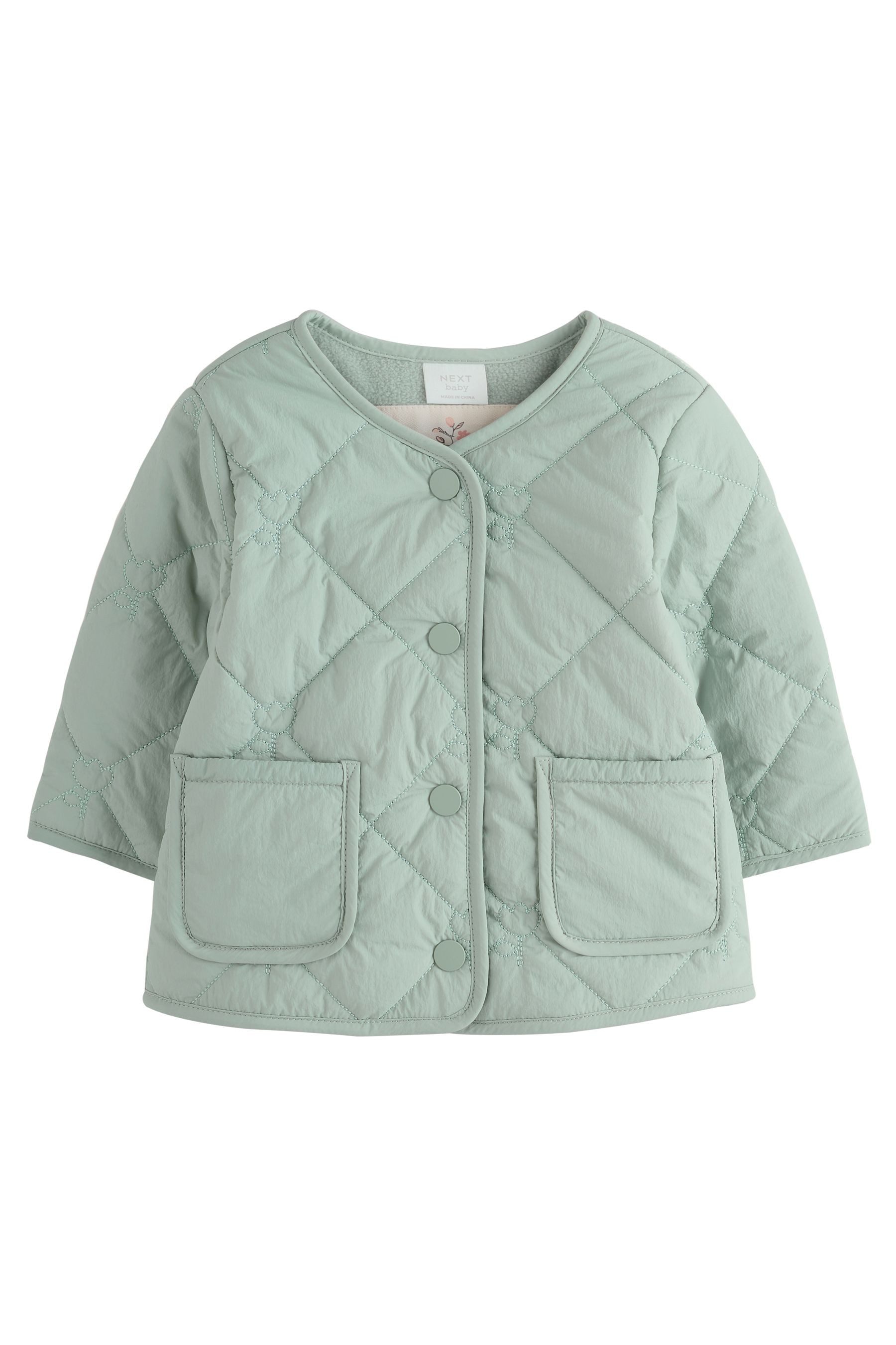 Steppjacke Gesteppte Polyamid-Babyjacke, Tulpe