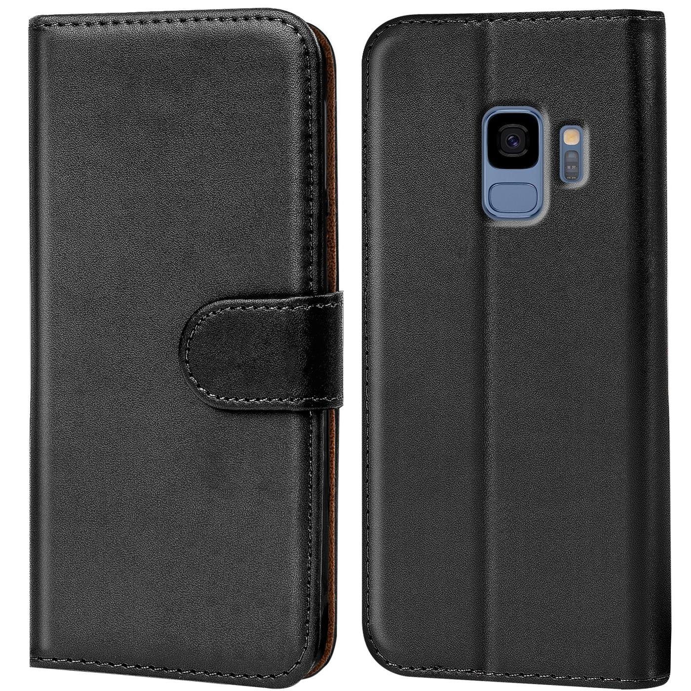 CoolGadget Handyhülle Book Case Handy Tasche für Samsung Galaxy S9 5,8 Zoll, Hülle Klapphülle Flip Cover für Samsung S9 Schutzhülle stoßfest