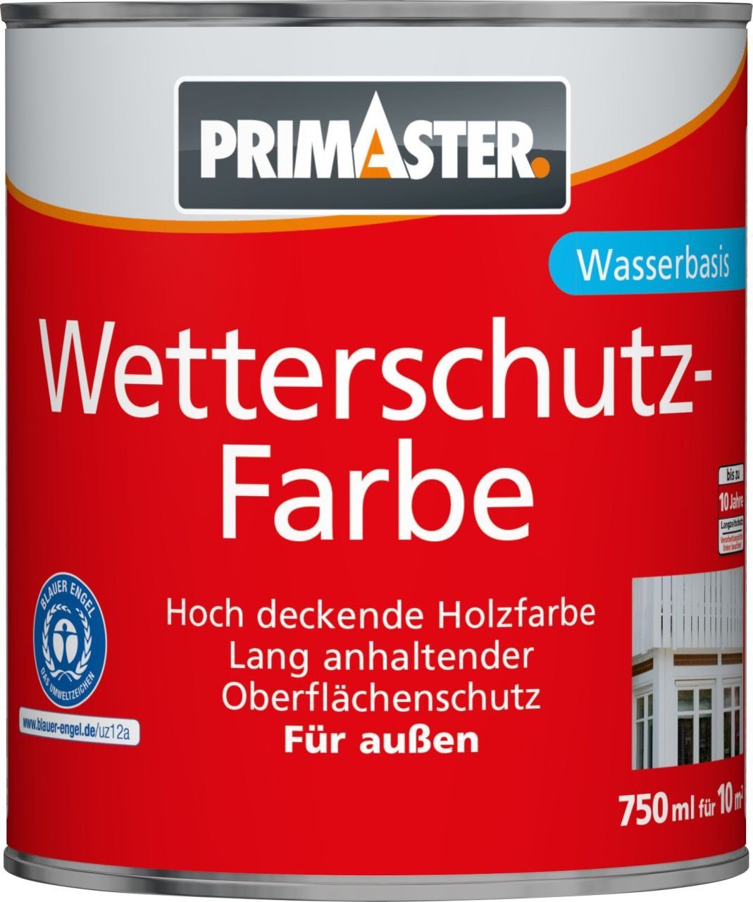 Wetterschutzfarbe Primaster braun Primaster Holzschutzlasur ml 750