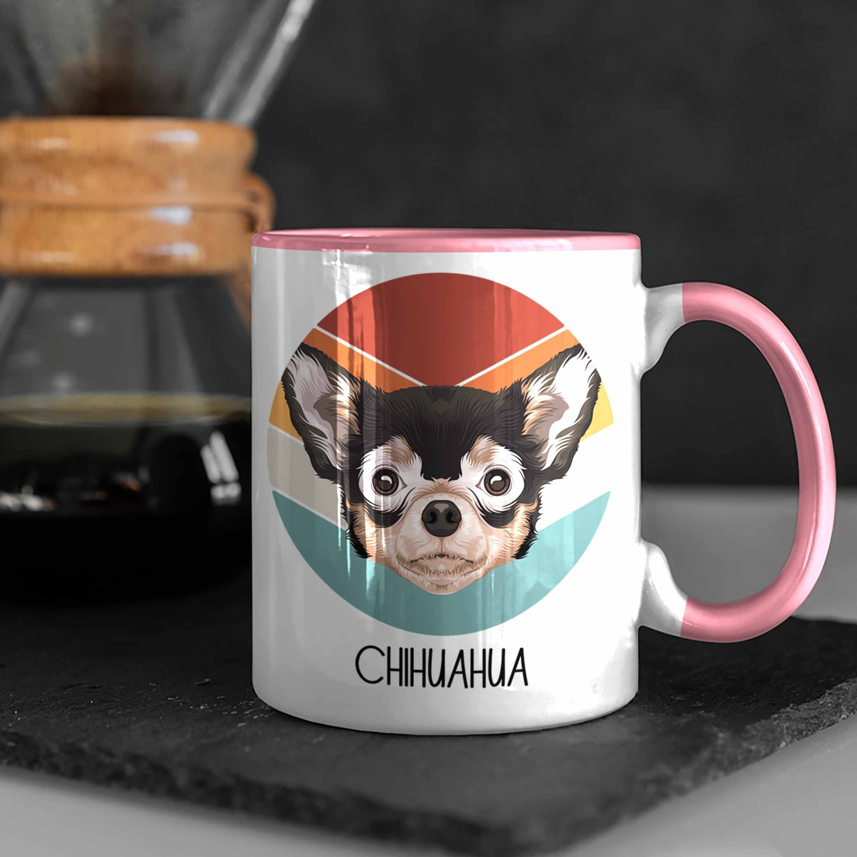 Geschenk Rosa Besitzer Geschenkidee Tasse Chihuahua Spruch Tasse Chihuah Trendation Lustiger