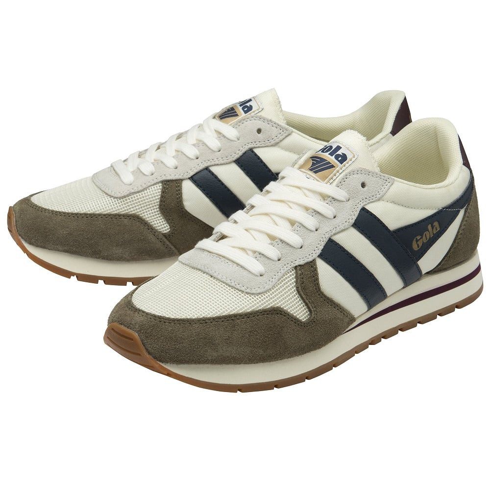 Gola Daytona 2025 offweiss/khakigrün/navyblau Herren Sneaker