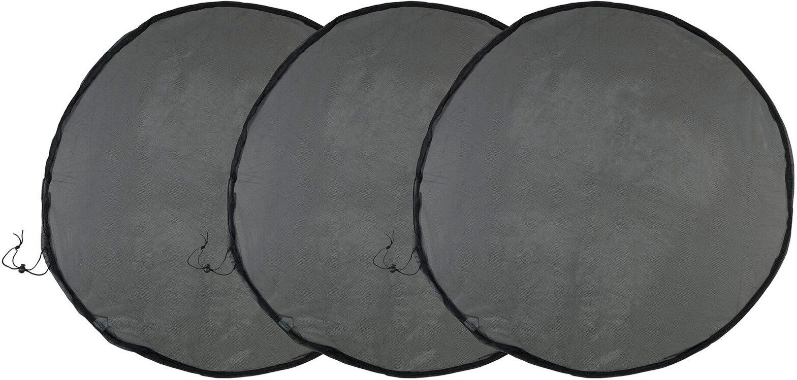 Maximex Regentonnendeckel Regentonnennetz, Ø 95 cm, (Set, 3-tlg), gegen Schmutz, Blätter und Ungeziefer, mit Zugband